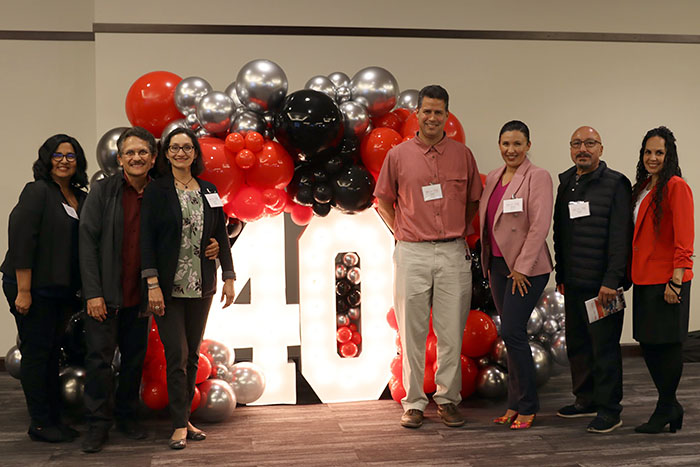 Industry Supporters pose for a group photo at the MESA 40th Anniversary Reception